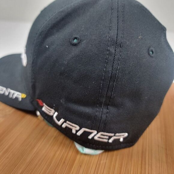 TaylorMade R11 TMax Burner Hat - Black Golf Cap NWD Fits Medium Fitted - Picture 3 of 10